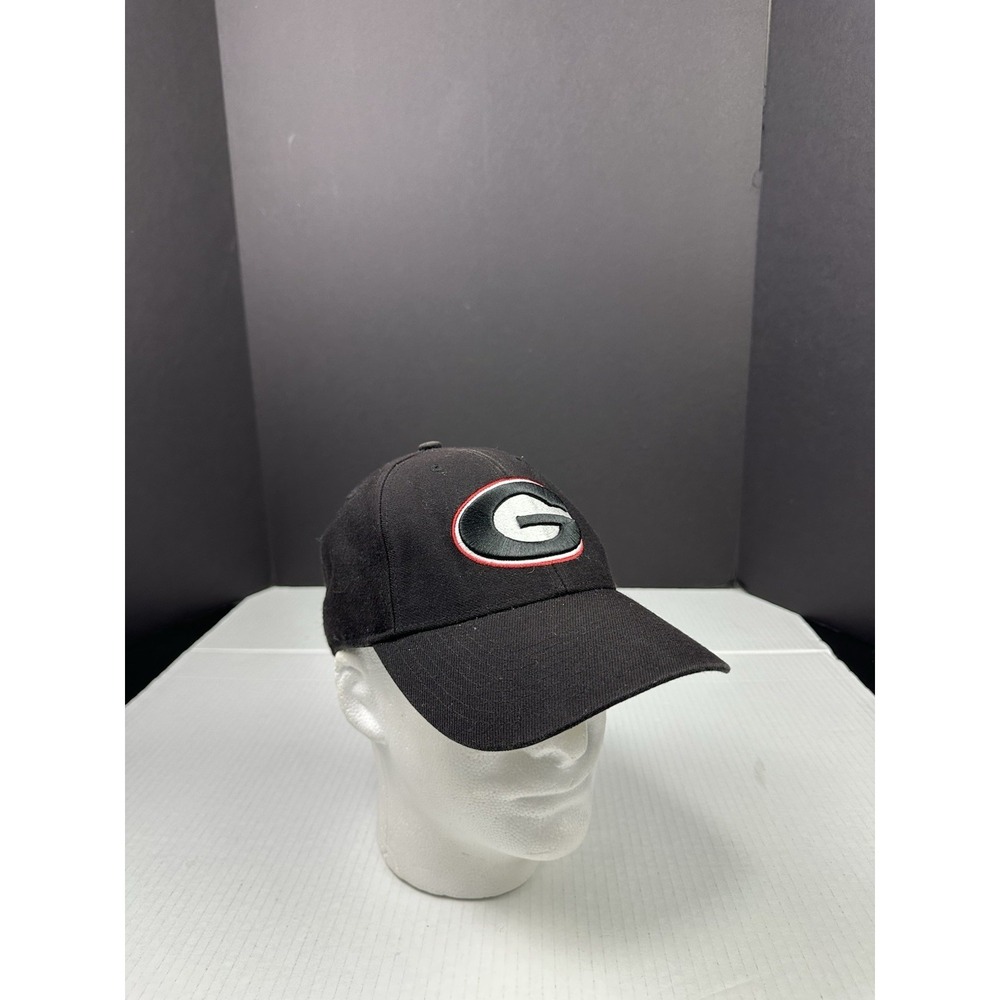Georgia Bulldogs Hat Cap Strap Back Mens One Size Black NCAA Football '47